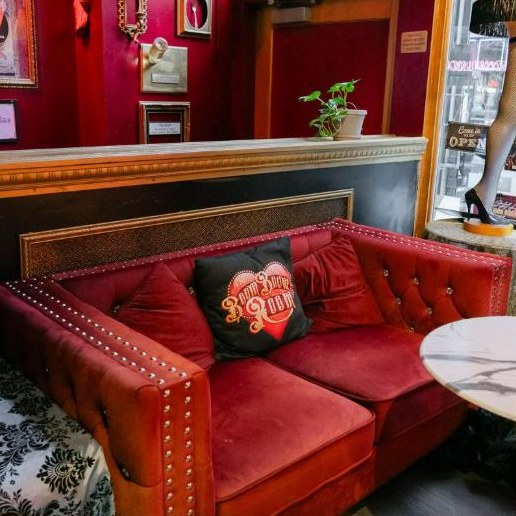 VIP balcony and booth seating at The Boom Boom Room