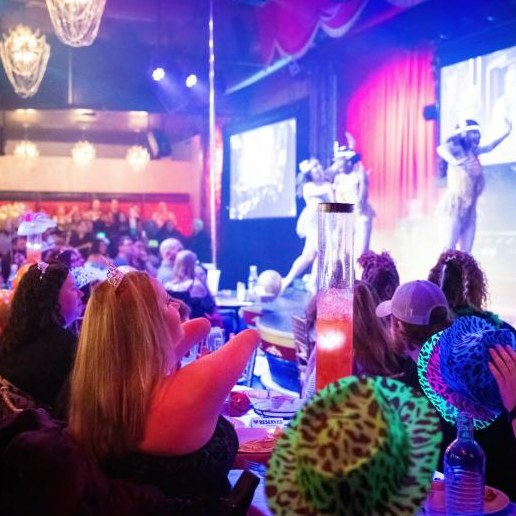 Bachelorette party at a burlesque show in St. Louis