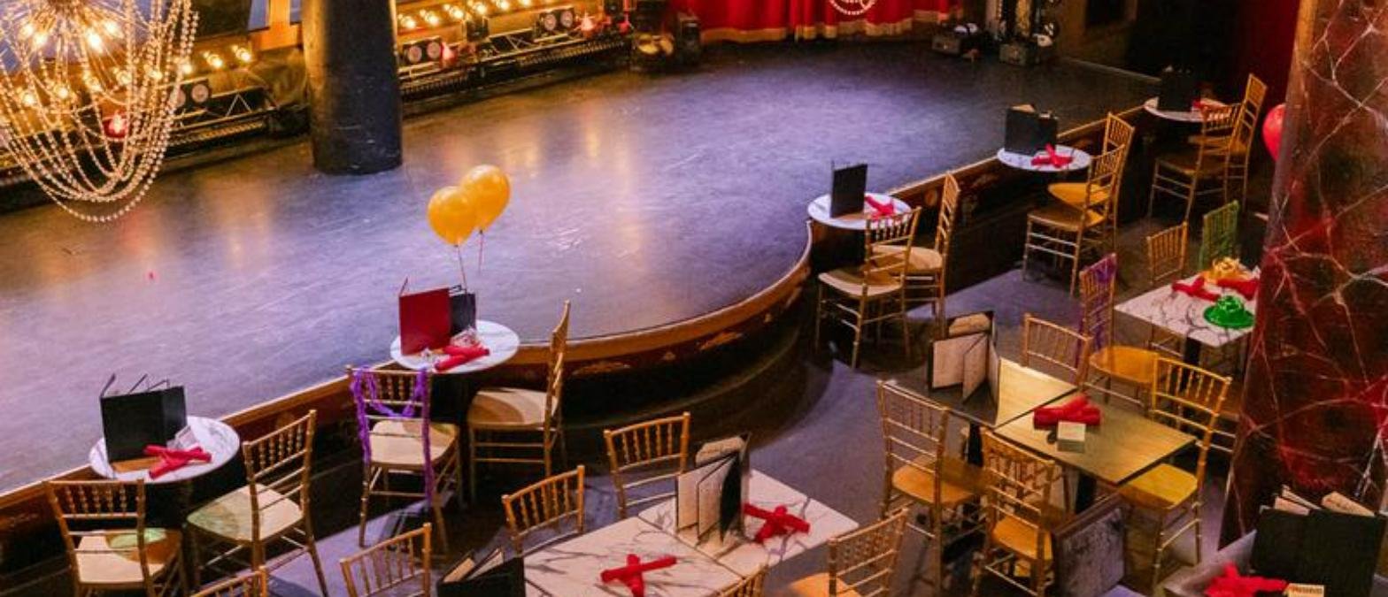 The Boom Boom Room showroom set up for a private party in St. Louis